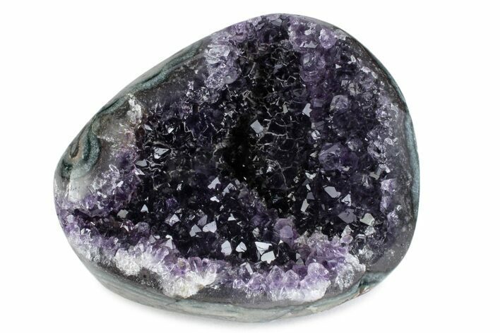 Sparkling Purple Amethyst Geode - Uruguay #379264